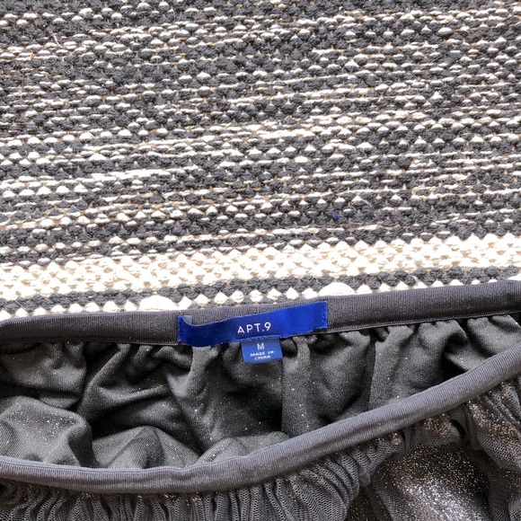 Apt. 9 midi-length skirt / crepe mesh with sparkle - Picture 4 of 4